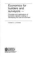 Cover of: Economics for Builders and Surveyors