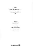 Cover of: The Annual Register: A Record of World Events 1992 (Annual Register)