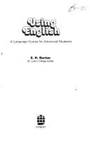 Cover of: Using English