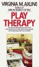 Cover of: Play Therapy by 