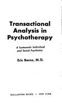 Cover of: Transactional Analysis by Eric Berne