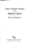Cover of: John Cowper Powys and the Magical Quest