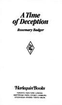 Cover of: Time Of Deception by Rosemary Badger