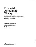 Cover of: Financial accounting theory by Scott Henderson