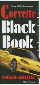 Cover of: Corvette Black Book 1953-2006 (Corvette Black Book)