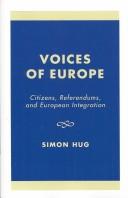 Cover of: Voices of Europe by Simon Hug, Simon Hug