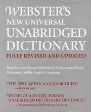 Cover of: Webster's New Universal Unabridged Dictionary (fully revised and updated)