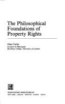 Cover of: philosophical foundations of property rights