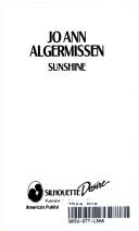 Cover of: Sunshine by Jo Ann Algermissen