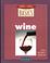 Cover of: Wine