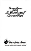 Cover of: A Marriage of Convenience