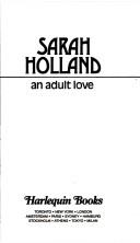 Cover of: An Adult Love by Sarah Holland, Sarah Holland