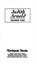 Cover of: Private Lies by Judith Arnold