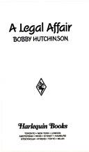 Cover of: A Legal Affair by Bobby Hutchinson