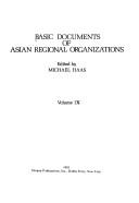 Cover of: Basic Documents of Asian Regional Organizations by Michael Haas, Michael Haas