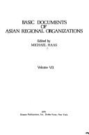 Cover of: Basic Documents of Asian Regional Organizations by Michael Haas, Michael Haas