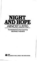 Cover of: Night & Hope by Arnold Lustig, Arnost Lustig