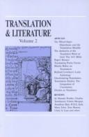 Cover of: Translation and Literature (Translation & Literature)