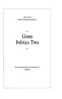 Cover of: Green politics. | 