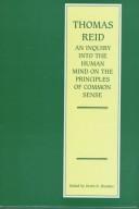 Cover of: An Inquiry into the Human Mind by Thomas Reid - undifferentiated