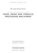 Cover of: Food, Drink and Tobacco Processing Industry (Impact on Manufacturing , Vol 1-1) by Elisabeth Waelbroeck-Rocha