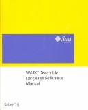 Cover of: SPARC Assembly Language Reference Manual