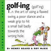 Cover of: Golfing: a duffer's dictionary