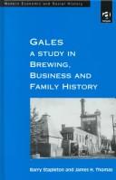 Cover of: Gales (Modern Social and Economic History)