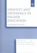 Cover of: Identity and Difference in Higher Education: 'Outsiders Within