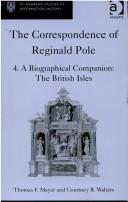 Cover of: The Correspondence of Reginald Pole by Thomas F. Mayer