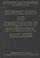 Cover of: Economic Costs and Consequences of Environmental Regulation (International Library of Environmental Economics and Policy)