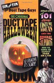 Cover of: The Original Duct Tape Halloween Book by Jim Berg, Tim Nyberg