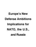 Cover of: Europe's New Defense Ambitions