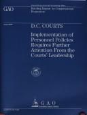 Cover of: D.C. Courts | Michael Brostek