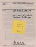 Cover of: Sec Operations: Increased Workload Creates Challenges