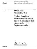 Cover of: Foreign Assistance: Global Food for Education Initiative Faces Challenges for Successful Implementation