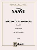 Cover of: Deux Solos De Concours, Op. 130 (Urtext): Kalmus Edition