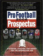 Pro Football Prospectus 2006 by Aaron Schatz