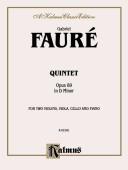 Cover of: Quintet in D Minor, Op. 89 (Kalmus Edition)