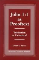 Cover of: John 1:1 As Prooftext: Trinitarian or Unitarian