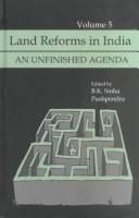 Cover of: Land Reforms in India, Vol. 5 by 