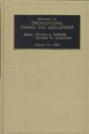 Cover of: Research in Organizational Change and Development 1997 (Research in Organizational Change and Development) | 
