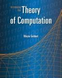 Cover of: Introducing the Theory of Computation