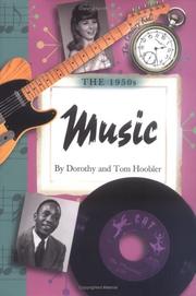Cover of: The 1950's: music