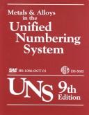 Cover of: Metals & alloys in the unified numbering system. by American Society for Testing and Materials
