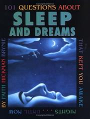 Cover of: 101 questions about sleep and dreams that kept you awake nights...until now