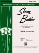 Cover of: The Belwin String Builder by Samuel Applebaum
