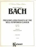Cover of: Well-Tempered Clavier, Book 1, Nos. 1-8 (Piano Solos) (Kalmus Edition) | Johann Sebastian Bach
