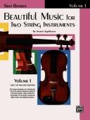 Cover of: Beautiful Music for Two String Instruments, Book I (2 Basses)