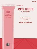 Cover of: Masterworks for Two Flutes